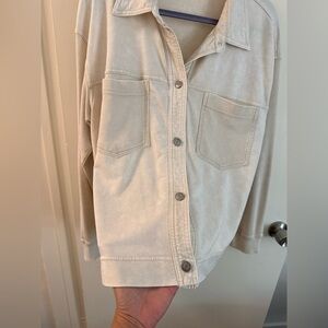 Cream Button-Up Shirt